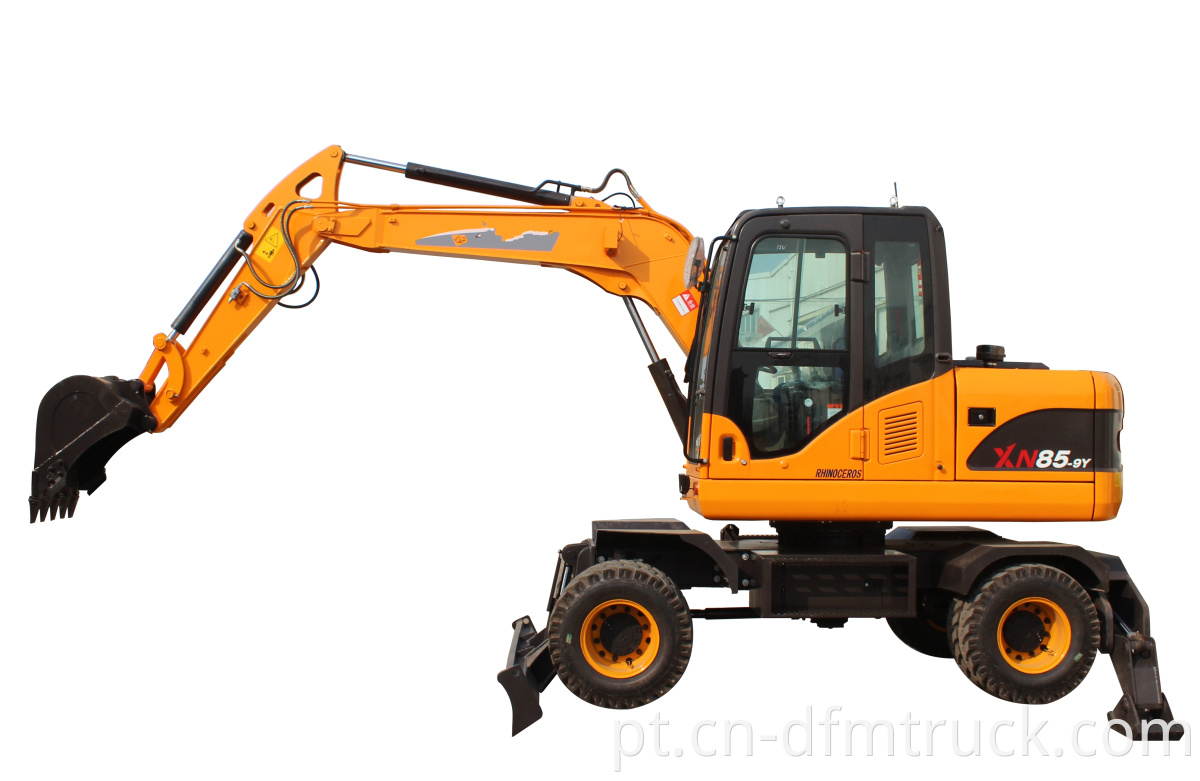 8 ton wheel excavator 7